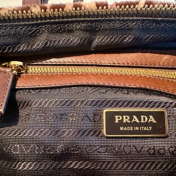 Prada Calf Fur Shoulder Bag - Picture 8 of 10